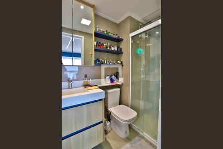Banheiro de apartamento à venda com 1 quarto, 45m² em Vila Invernada, São Paulo