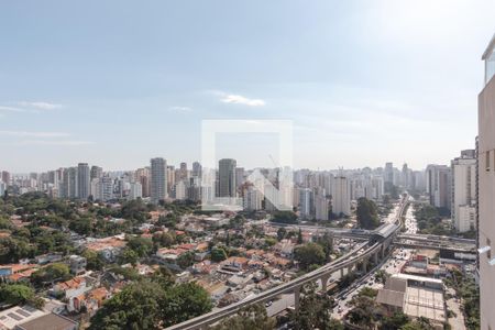 Vista da Varanda de apartamento para alugar com 1 quarto, 48m² em Campo Belo, São Paulo