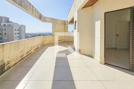 Varanda de apartamento para alugar com 3 quartos, 110m² em Jardim Tres Marias, Guarujá