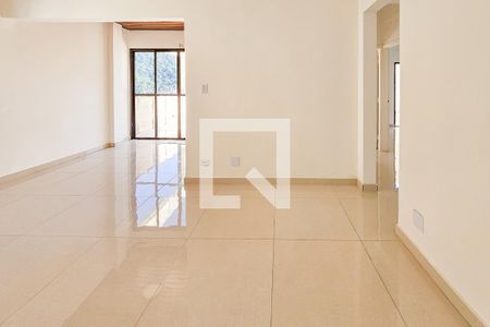 Sala de apartamento para alugar com 3 quartos, 110m² em Jardim Tres Marias, Guarujá