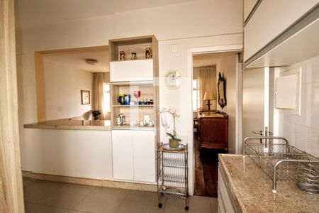 Cozinha de apartamento à venda com 3 quartos, 95m² em Funcionários, Belo Horizonte