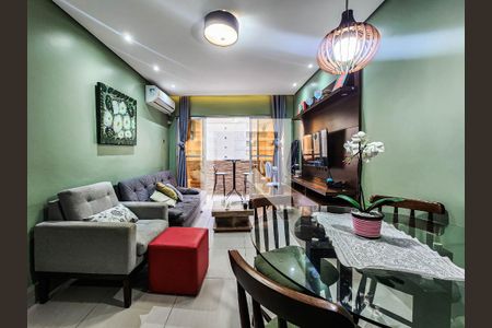 Sala de apartamento para alugar com 2 quartos, 92m² em Embaré, Santos