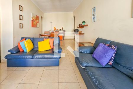 Sala de apartamento para alugar com 3 quartos, 120m² em Jardim Tres Marias, Guarujá