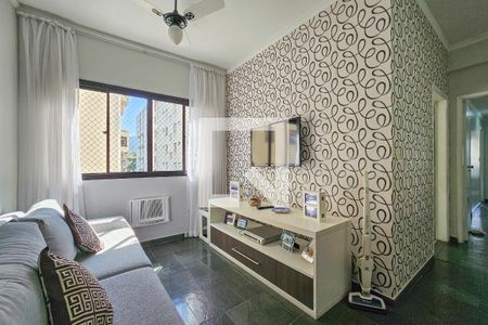 Sala de apartamento para alugar com 3 quartos, 115m² em Balneario Cidade Atlantica, Guarujá