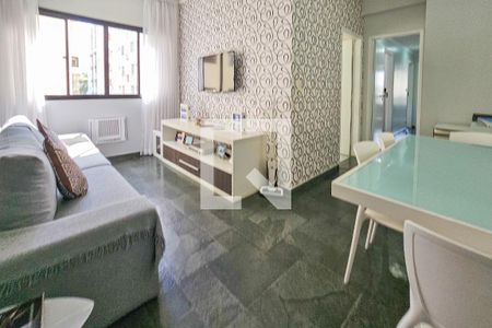 Sala de apartamento para alugar com 3 quartos, 115m² em Balneario Cidade Atlantica, Guarujá