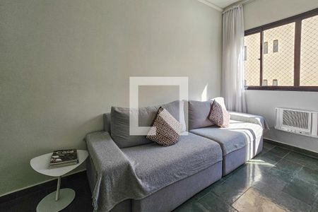 Sala de apartamento para alugar com 3 quartos, 115m² em Balneario Cidade Atlantica, Guarujá