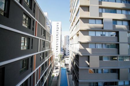 Studio para alugar com 23m², 1 quarto e sem vaga Studio para alugar com 23m², 1 quarto e sem vagaVista da Varanda