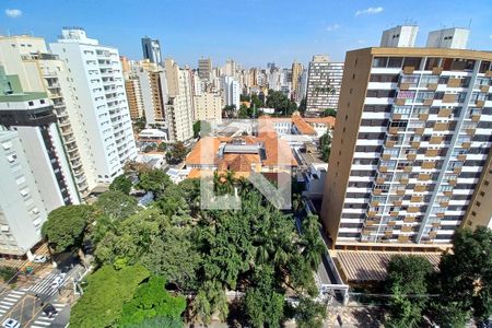 Vista da Sala de apartamento para alugar com 3 quartos, 105m² em Cambuí, Campinas