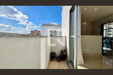Varanda da Sala de apartamento à venda com 3 quartos, 134m² em Funcionários, Belo Horizonte