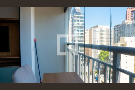 Varanda de kitnet/studio para alugar com 1 quarto, 30m² em Vila Buarque, São Paulo