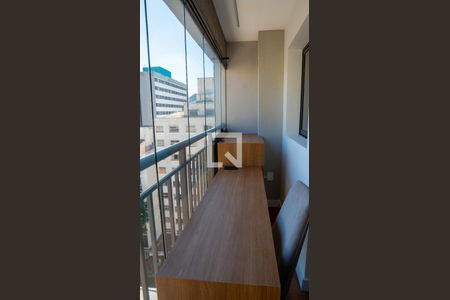 Varanda de kitnet/studio para alugar com 1 quarto, 30m² em Vila Buarque, São Paulo