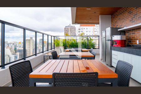 Studio para alugar com 30m², 1 quarto e sem vagaChurrasqueira