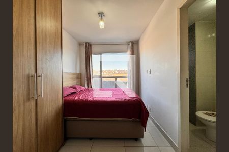 Suite de apartamento à venda com 1 quarto, 38m² em Parque São Vicente, Santo André