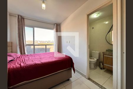 Suite de apartamento à venda com 1 quarto, 38m² em Parque São Vicente, Santo André