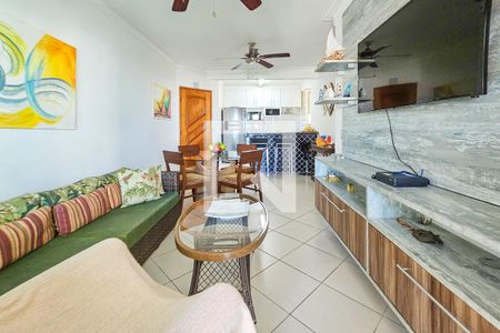 Sala de apartamento para alugar com 3 quartos, 100m² em Enseada, Guarujá