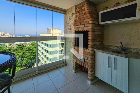 Varanda de apartamento para alugar com 3 quartos, 100m² em Enseada, Guarujá