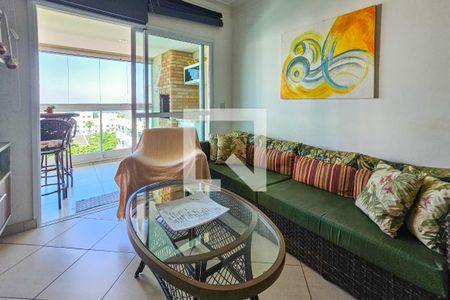 Sala de apartamento para alugar com 3 quartos, 100m² em Enseada, Guarujá