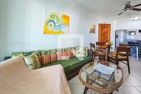 Sala de apartamento para alugar com 2 quartos, 100m² em Enseada, Guarujá