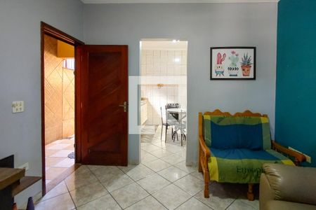Sala de casa para alugar com 2 quartos, 125m² em Tupi, Praia Grande