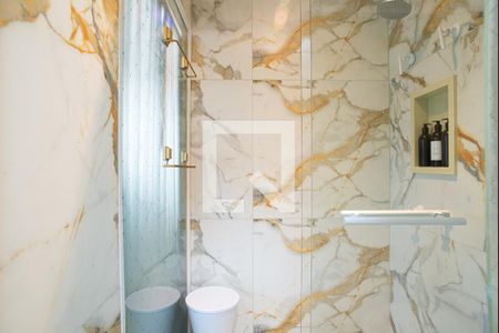 Banheiro de kitnet/studio à venda com 1 quarto, 18m² em Bela Vista, São Paulo