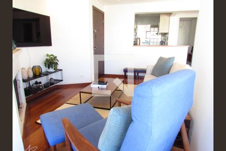 Detalhe Sala de apartamento à venda com 3 quartos, 97m² em Vila Andrade, São Paulo