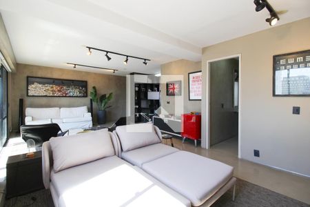 Sala de apartamento para alugar com 1 quarto, 93m² em Vila Olímpia, São Paulo