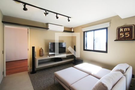 Sala de apartamento para alugar com 1 quarto, 93m² em Vila Olímpia, São Paulo