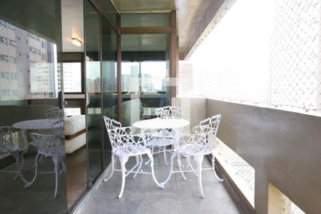 Varanda da Sala de apartamento à venda com 4 quartos, 203m² em Vila Bastos, Santo André