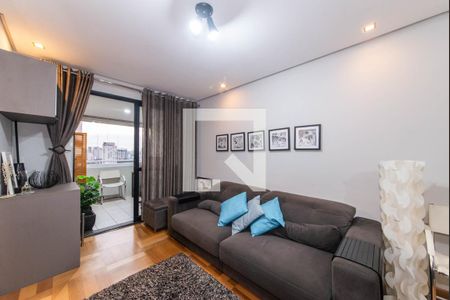 Sala de apartamento para alugar com 1 quarto, 52m² em Cidade Monções, São Paulo