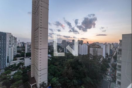 Varanda da Sala - Vista de apartamento à venda com 1 quarto, 52m² em Cidade Monções, São Paulo