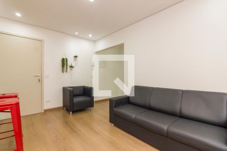 sala de apartamento à venda com 1 quarto, 55m² em Pinheiros, São Paulo