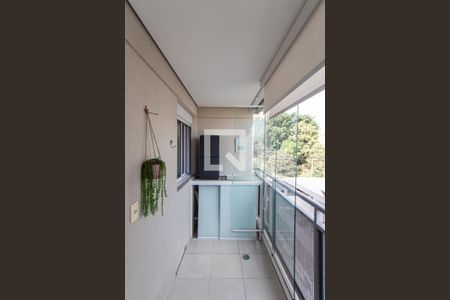 Varanda da Sala   de apartamento para alugar com 2 quartos, 62m² em Vila Gustavo, São Paulo