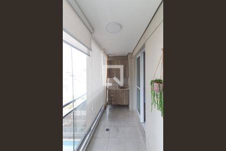 Varanda da Sala   de apartamento para alugar com 2 quartos, 62m² em Vila Gustavo, São Paulo
