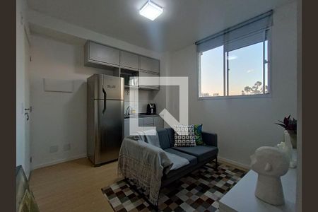 Studio à venda com 26m², 1 quarto e sem vagaSala