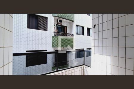 Varanda da sala  de apartamento para alugar com 1 quarto, 89m² em Guilhermina, Praia Grande