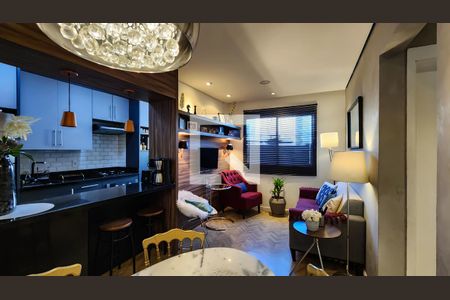Sala de apartamento para alugar com 2 quartos, 51m² em Centro, Barueri