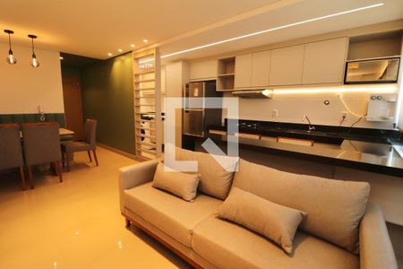 Sala de apartamento para alugar com 2 quartos, 55m² em Setor Marista, Goiânia
