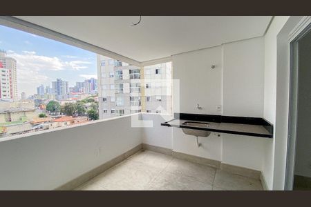 Varanda - Area de Serviço de apartamento à venda com 2 quartos, 67m² em Parque das Nações, Santo André