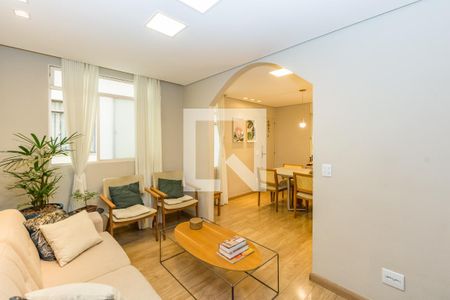Sala 2 de apartamento à venda com 3 quartos, 98m² em Cidade Jardim, Belo Horizonte