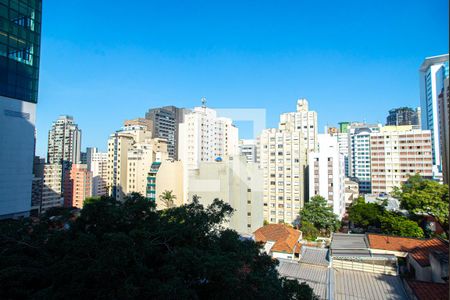 Vista da Varanda da Sala de apartamento à venda com 1 quarto, 34m² em Bela Vista, São Paulo