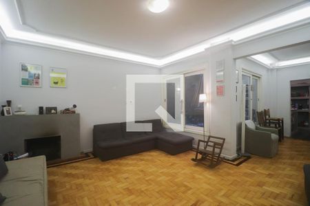 Sala de Estar de apartamento à venda com 3 quartos, 130m² em Moinhos de Vento, Porto Alegre