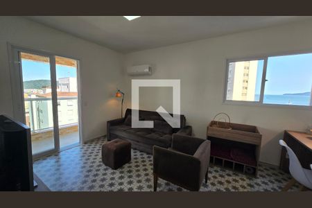 Sala de apartamento para alugar com 2 quartos, 73m² em Ponta da Praia, Santos