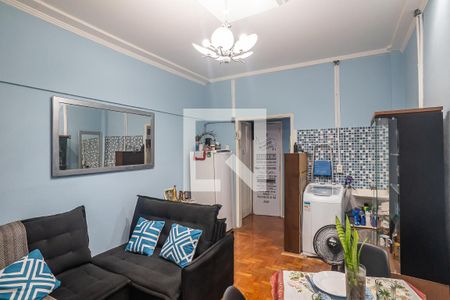 Sala  de apartamento à venda com 1 quarto, 32m² em Centro, Rio de Janeiro
