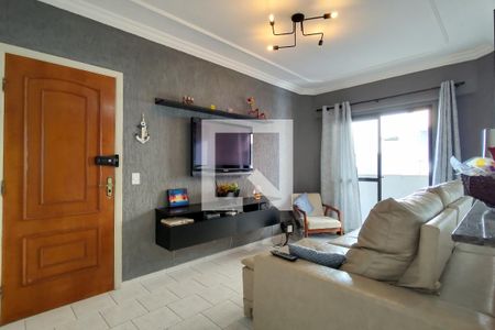 Sala de apartamento para alugar com 2 quartos, 72m² em Vila Caiçara, Praia Grande