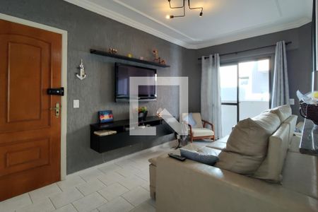 Sala de apartamento para alugar com 2 quartos, 72m² em Vila Caiçara, Praia Grande