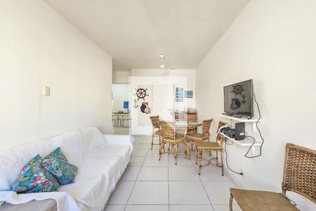 Sala de apartamento para alugar com 2 quartos, 50m² em Pitangueiras, Guarujá