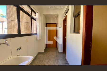 Área de Serviço de apartamento à venda com 4 quartos, 152m² em Belvedere, Belo Horizonte