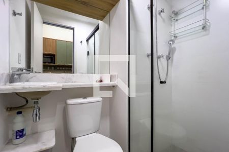 Banheiro Social de kitnet/studio para alugar com 1 quarto, 24m² em Vila Mariana, São Paulo