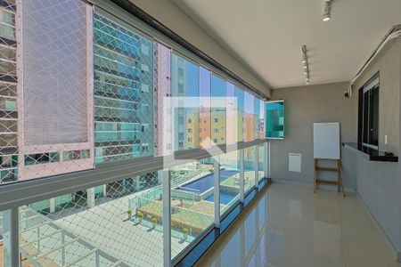 Varanda da Sala de apartamento à venda com 4 quartos, 146m² em Maria Virgínia, Belo Horizonte