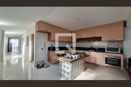 sala /cozinha de casa para alugar com 3 quartos, 110m² em Nova Mirim, Praia Grande